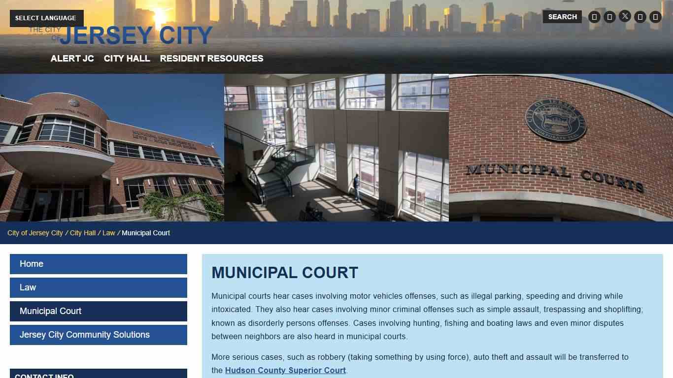 Municipal Court - City of Jersey City